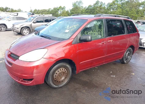 2004 Toyota Sienna Le from USA, damaged, VIN 5TDZA23C04S197776